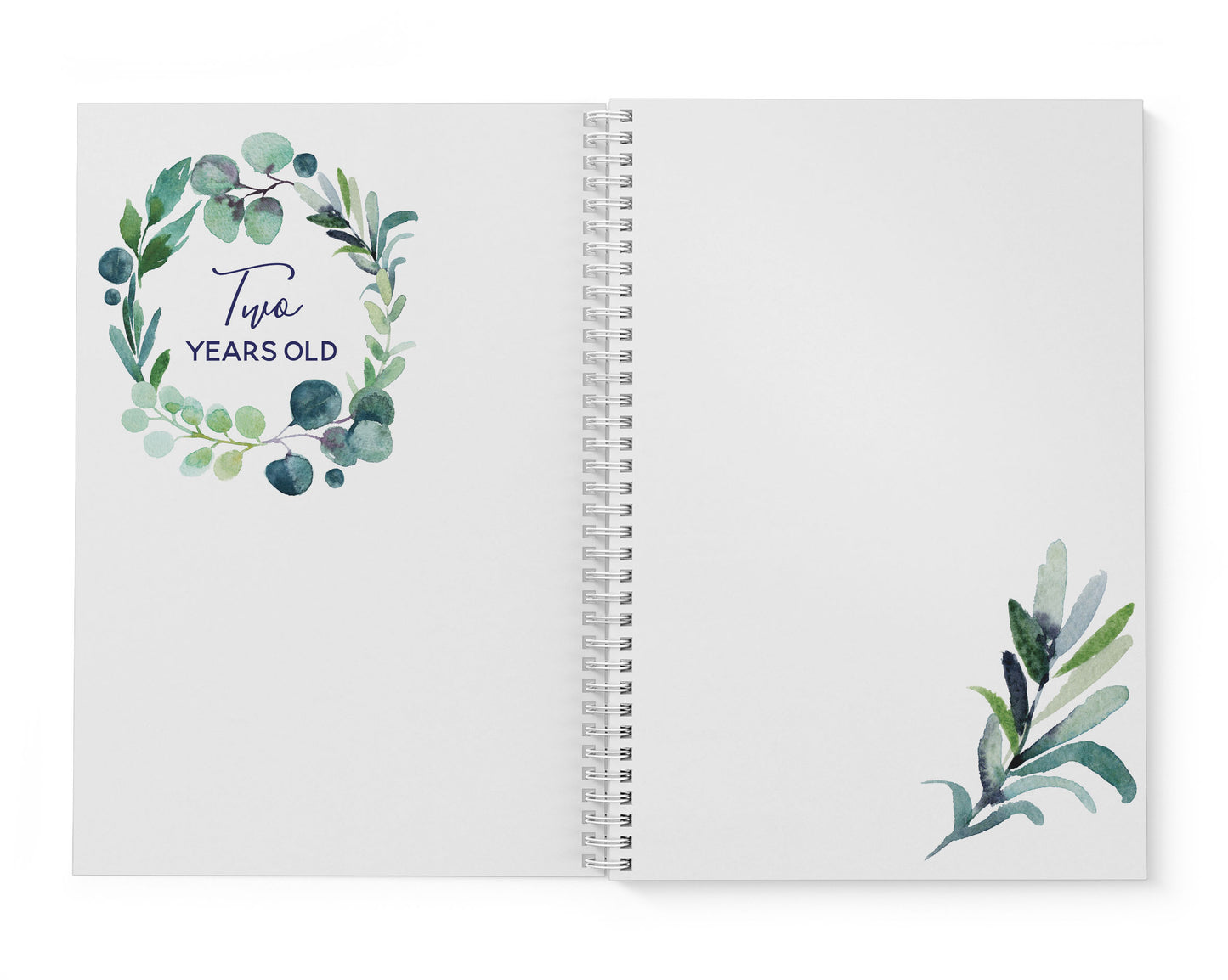 Eucalyptus Leaf Baby Record Book