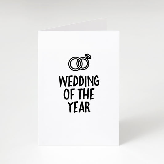 Wedding of the Year - Greeting Card