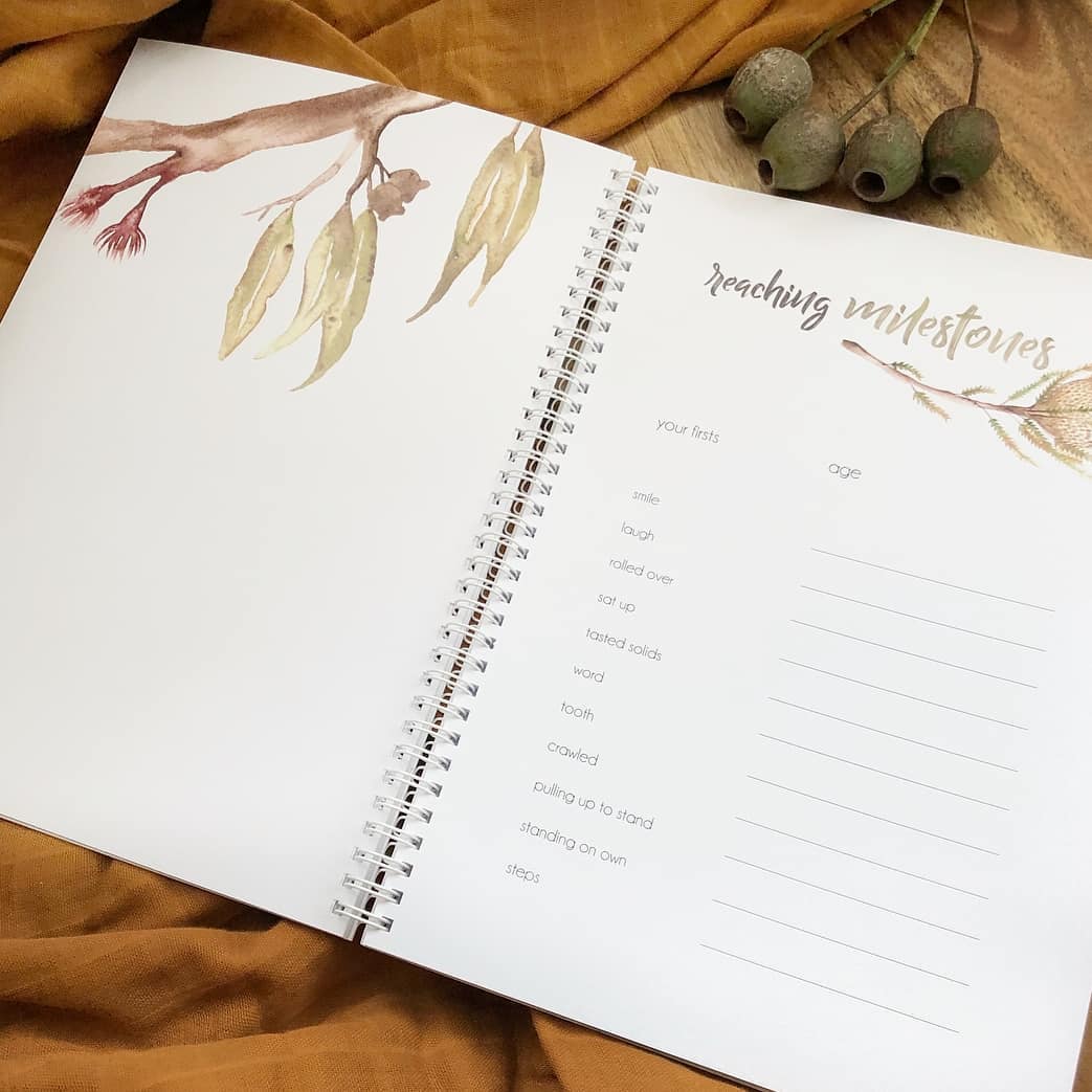 Australiana Baby Record Book