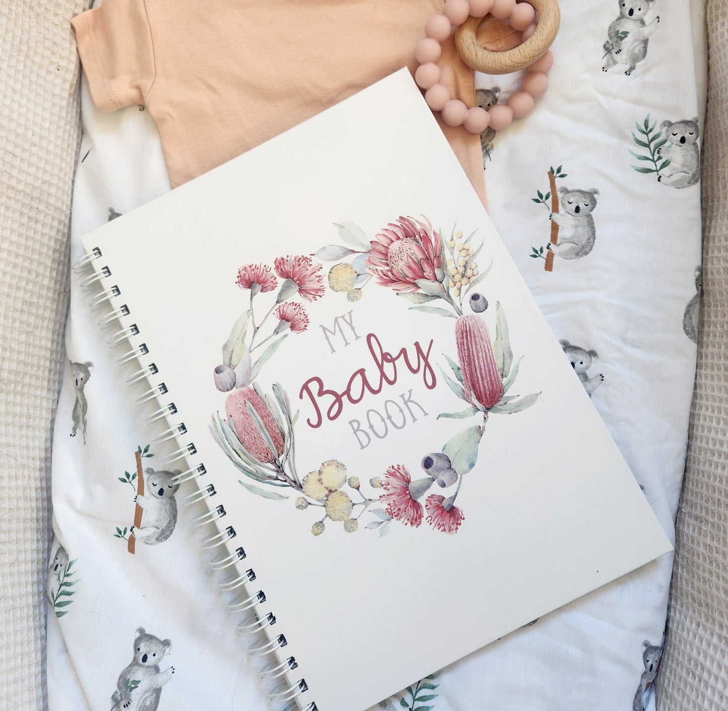 Australian Flora Baby Record Book
