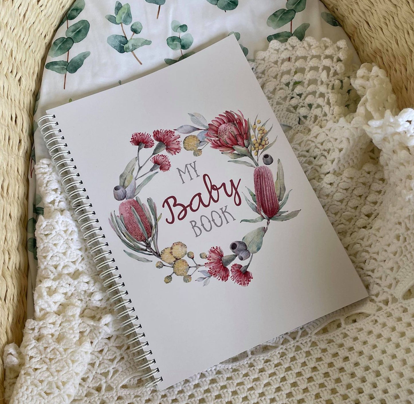 Australian Flora Baby Record Book