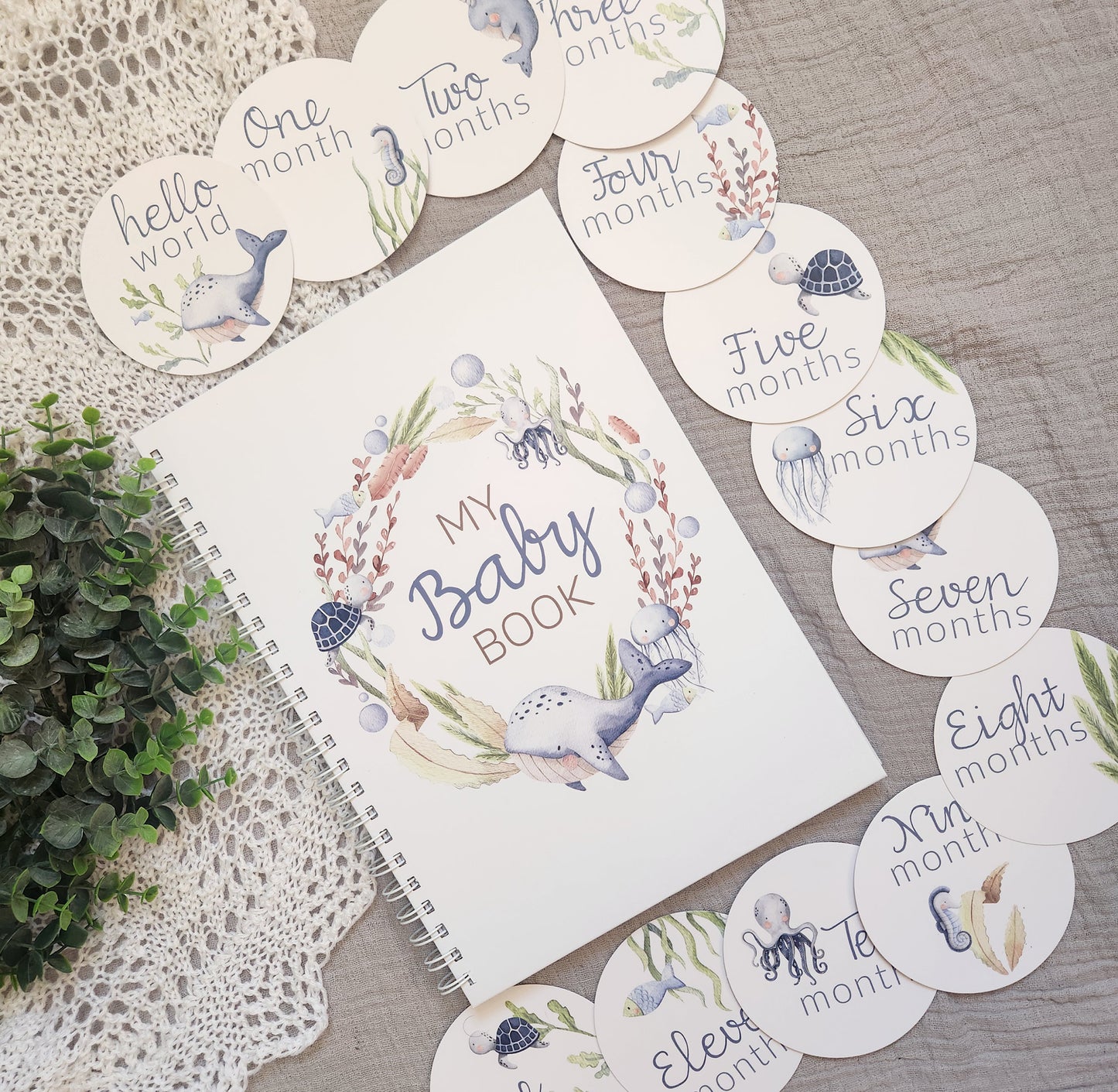 Under the Sea Round Milestone Cards