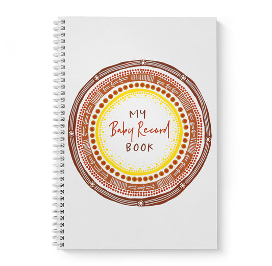 Aboriginal Art Baby Record Book