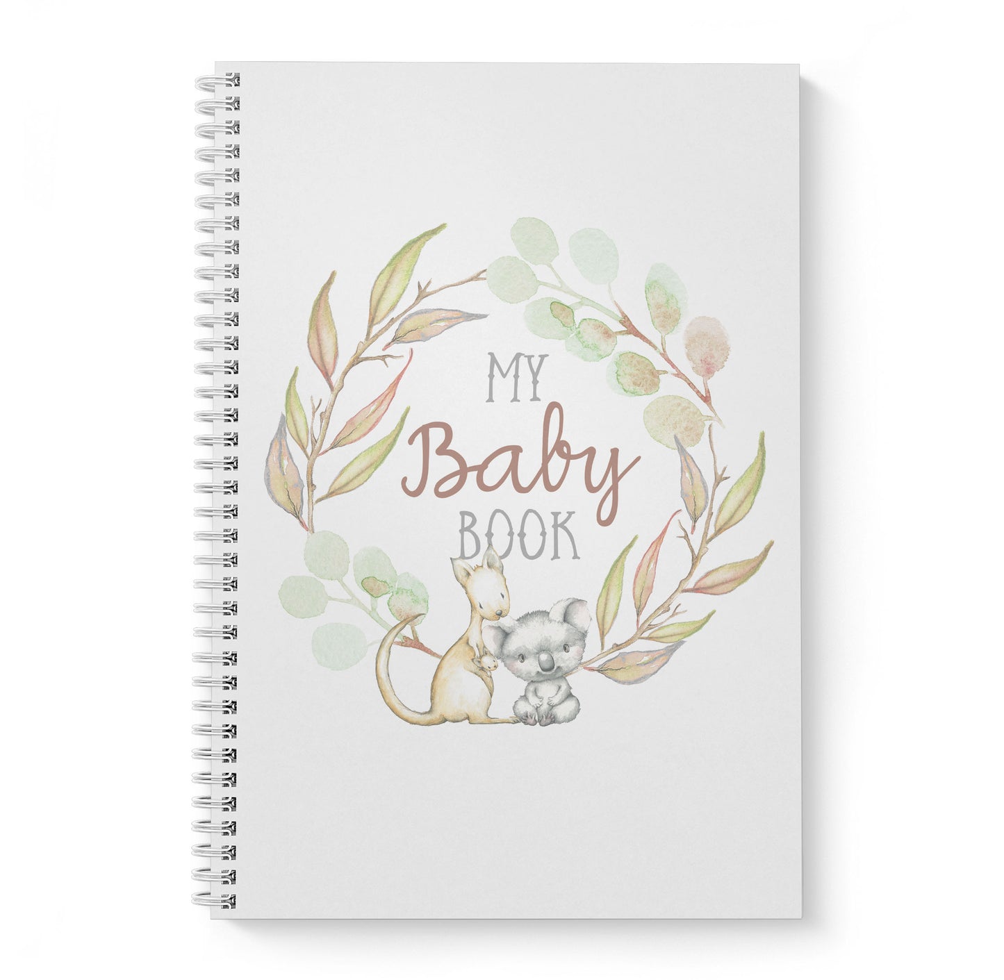 Australian Animals Baby Record Book