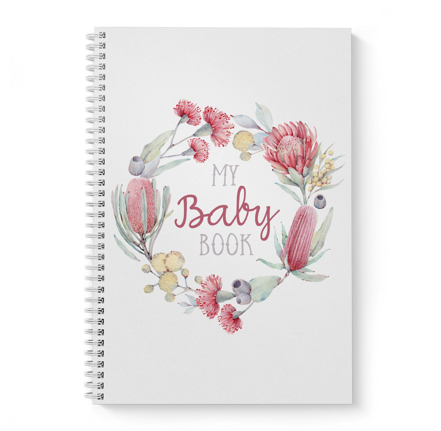 Australian Flora Baby Record Book