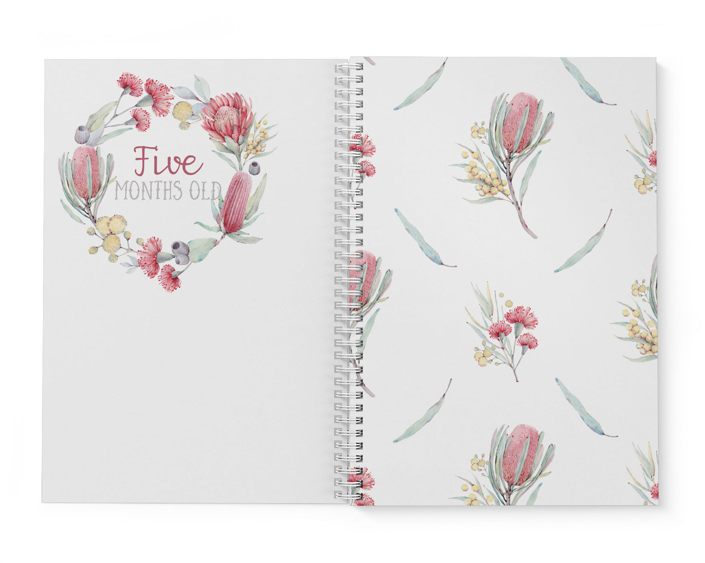 Australian Flora Baby Record Book