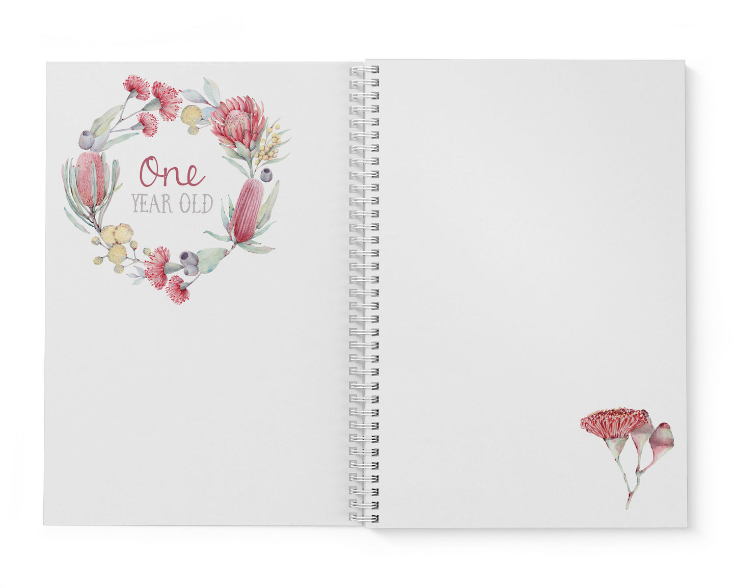 Australian Flora Baby Record Book