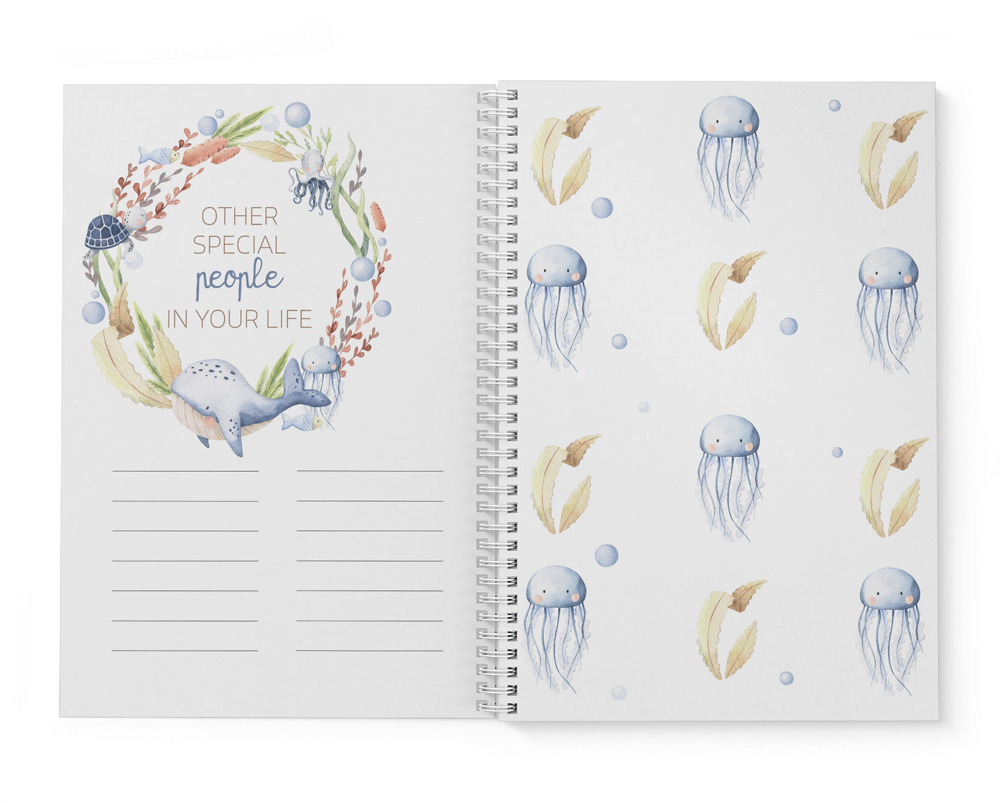 Under the Sea Baby Record Book