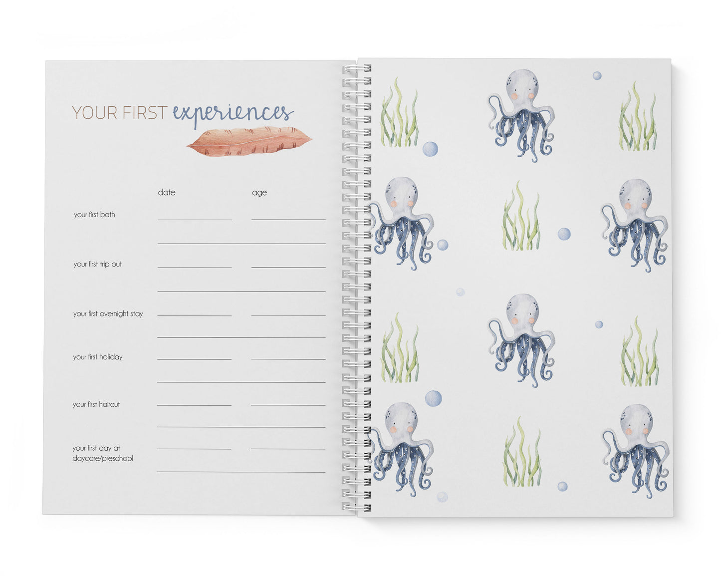 Under the Sea Baby Record Book