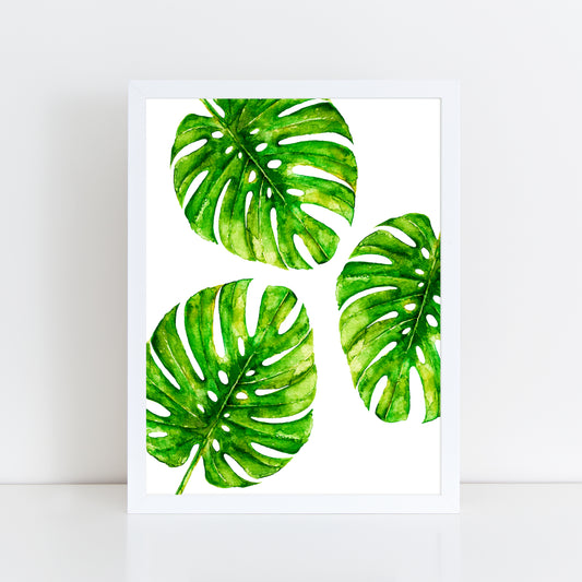 Montsera Leaf - Wall Art Print