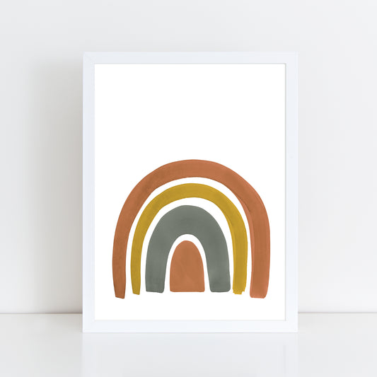 Earth Rainbow Style 2 - Wall Art Print